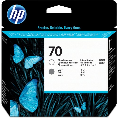 HP HP 70 Gloss Enhancer and Grey Printhead