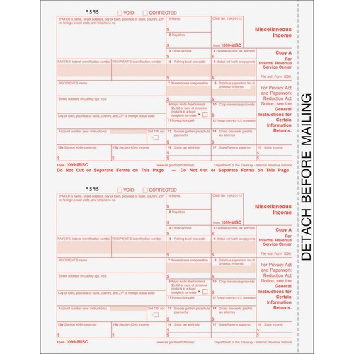 TOPS TOPS Laser 1099 Miscellaneous Form