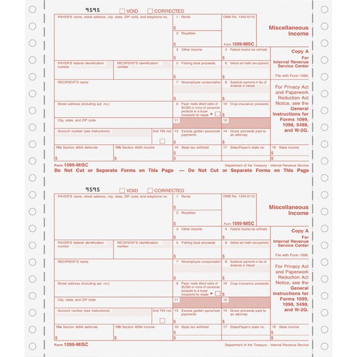 TOPS TOPS 1099 Misc. Forms
