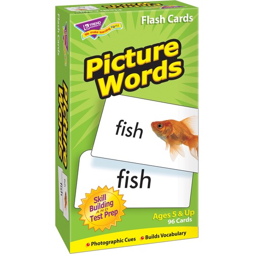 Trend Trend Picture Words Flash Cards
