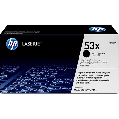 HP 53X (Q7553X) High Yield Black Original LaserJet Toner Cartridge