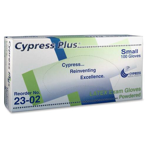 Cypress Plus Cypress Plus Cypress Plus Lightly Powdered Smooth Latex Examination Gl