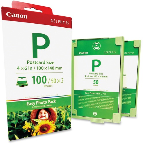 Canon E-P100 Photo Pack For Selphy ES1 Printer