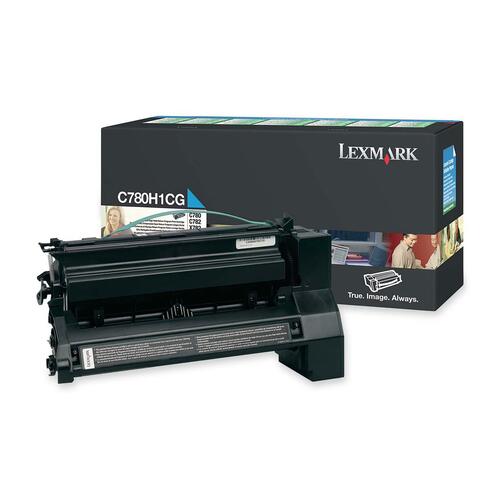 Lexmark Lexmark Extra High Yield Cyan Toner Cartridge for C782n, C782dn, C782d