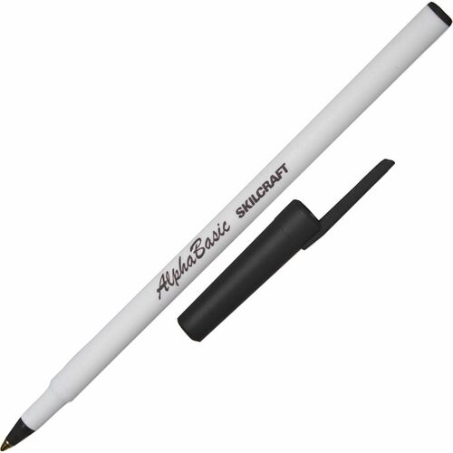 SKILCRAFT SKILCRAFT Alpha Basic Round Barrel Stick Pen