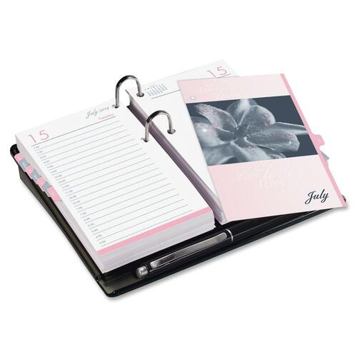 Day-Timer Pink Ribbon Desk Calendar Refill