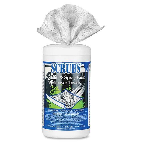 Scrubs Graffiti and Spray Paint Remover Towel