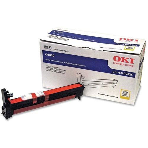 Oki Oki Yellow Image Drum For C8800 Series Printers