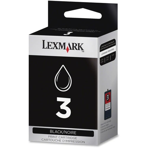 Lexmark No. 3 Black Ink Cartridge