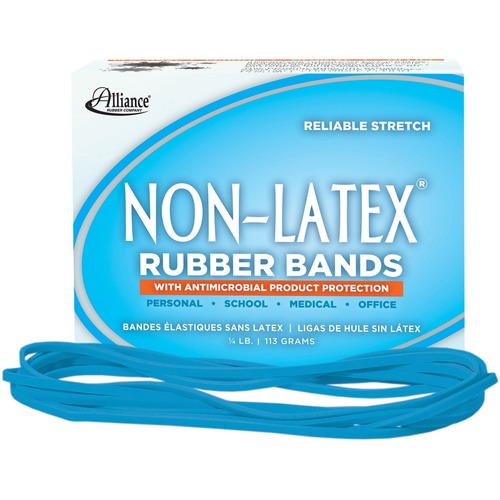 Non-Latex Alliance Non-Latex Antimicrobial Rubber Bands, #117B