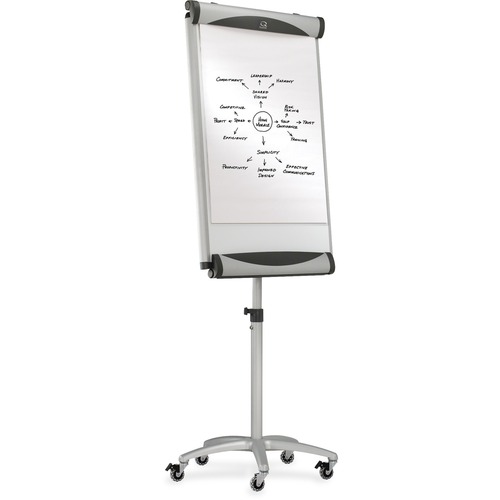 Quartet Euro Magnetic Total Erase Mobile Easel