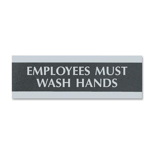 U.S. Stamp & Sign U.S. Stamp & Sign Employees Must Wash Hands Sign