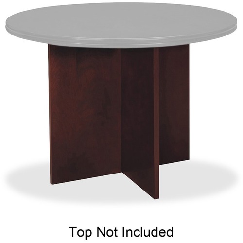 Basyx by HON Basyx by HON Veneer Round Conference Table Top with X-Base