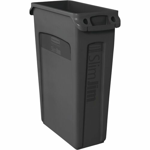 Rubbermaid 354060 Slim Jim Waste Container with Venting channel