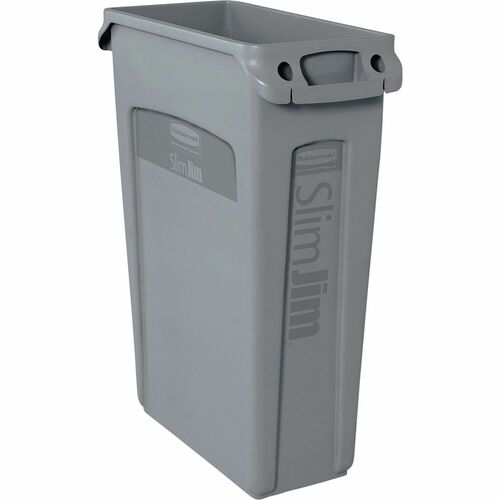 Rubbermaid 354060 Slim Jim Waste Container with Venting channel