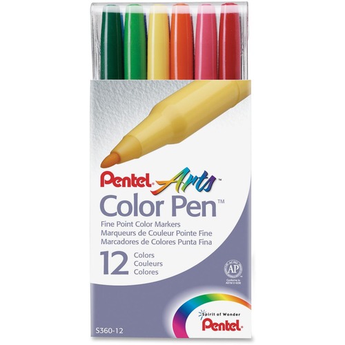 Pentel Arts Fiber Tip Color Pen