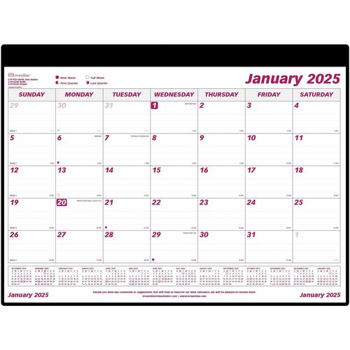 Brownline Monthly Planning Desk Calendar Pad