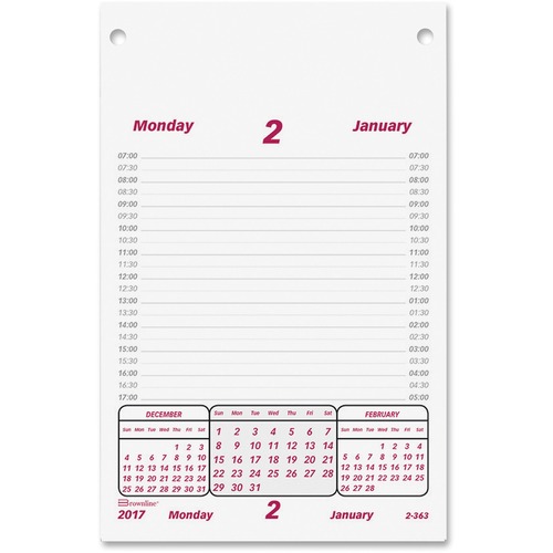 Brownline Daily Calendar Refill