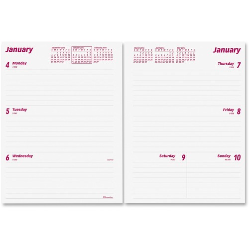 Brownline Refillable Weekly Planner