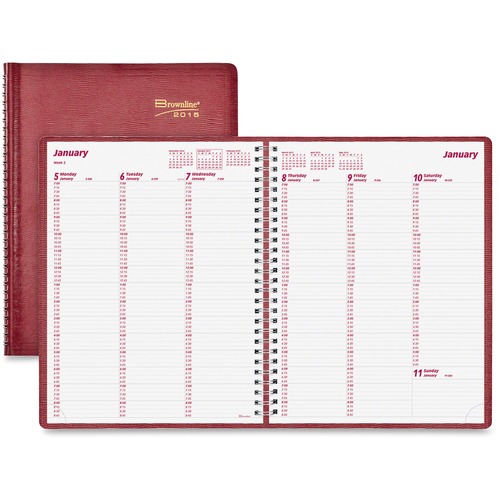 Brownline Brownline 12 Month Weekly Appointment Book