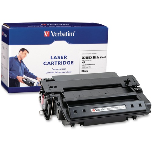 Verbatim HP Q7551X High Yield Remanufactured Laser Toner Cartridge