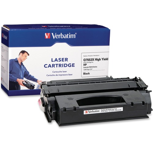Verbatim Verbatim HP Q7553X High Yield Remanufactured Laser Toner Cartridge