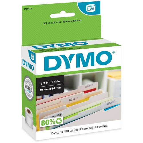 Dymo Rhino File Barcode Label