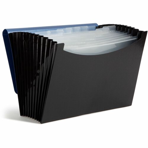 Smead 70863 Blue/Black Poly Frequency Expanding File