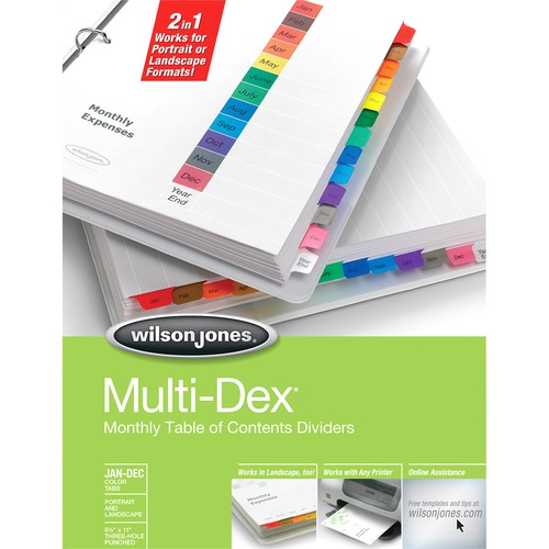 Wilson Jones Wilson Jones Multidex 90303 Index Divider