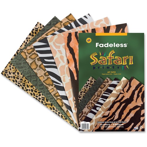 Fadeless Fadeless Safari Prints Design Bulletin Board Paper