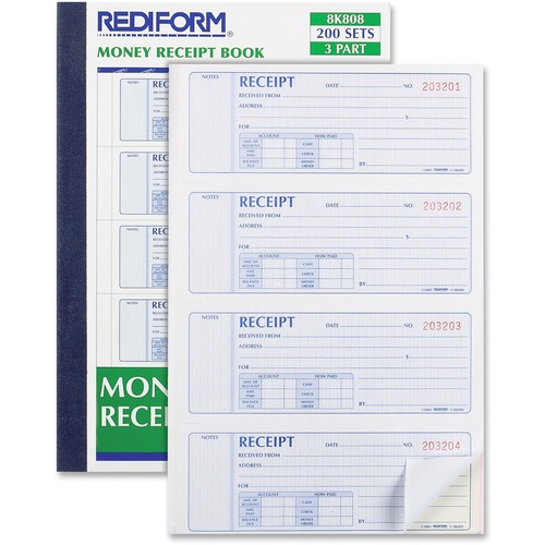 Rediform Rediform 3-part Form Manifold Book