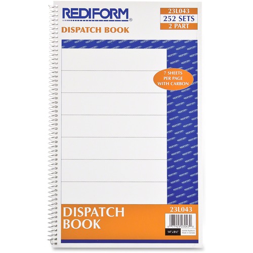 Rediform Rediform 2-part Dispatch Book