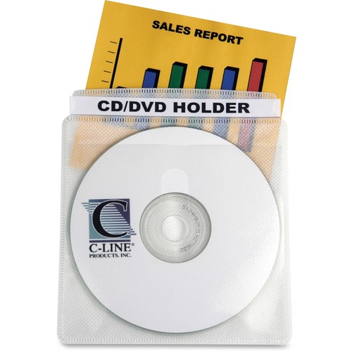 C-line Deluxe Individual CD/DVD Holder