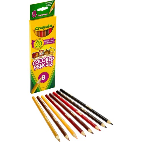 Crayola Crayola Crayola Multicultural Colored Woodcase Pencils