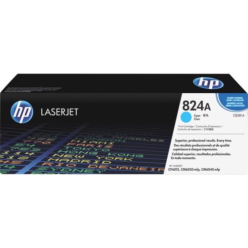 HP HP 824A (CB381A) Cyan Original LaserJet Toner Cartridge