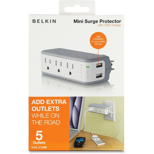 Belkin Belkin 3-Outlets Surge Suppressor with USB Charging