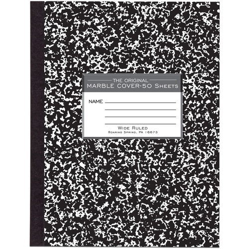 Roaring Spring Roaring Spring Wide-Ruled 50-Sheet Composition Book