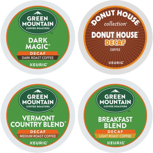 Green Mountain Coffee Assorted Decaffeinated Variety Sampler Coffee