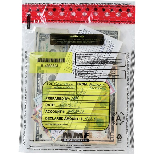 MMF MMF Tamper-Evident Deposit Bag