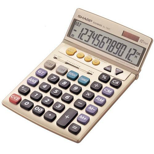 SHARP EL792C SHREL792C CALC,DESKTOP LRG KEY TWN 12DIG