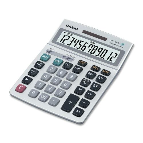 CASIO DF-120TM CSODF120TM  CALC,DSKTP,SLR,12DGT,TAX/EX