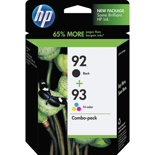 HP HP 92 Black/93 Tri-color 2-pack Original Ink Cartridges