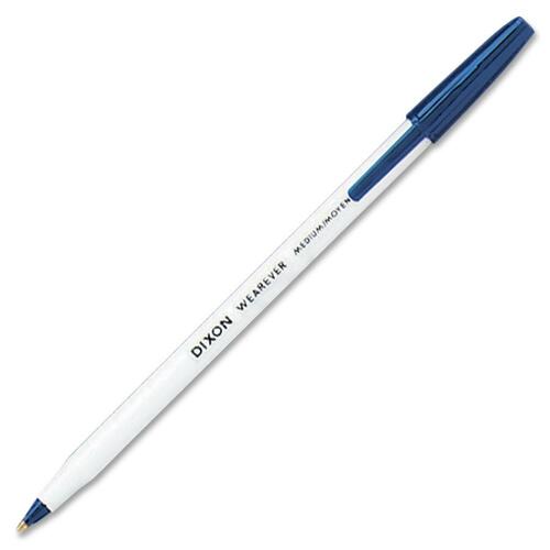 DIXON TICONDEROGA 67020 DIX67020  STICK PEN, WEAREVER MED*BLU*12