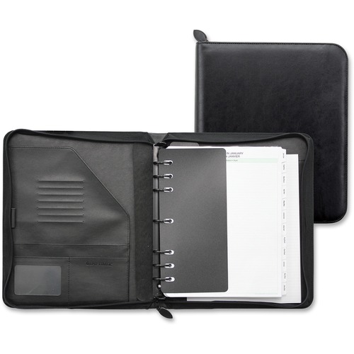 DAYRUNNER 68408 DTM68408 DAYTMR, FOLIO VALU VNYL/ZIP*BK
