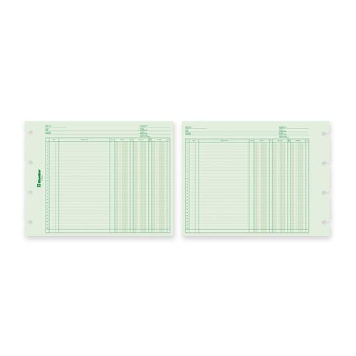 DOMINION BLUELINE B7048B BLIB7048B  LEDGER SHT, 8.25x10.9 BIL  *1C