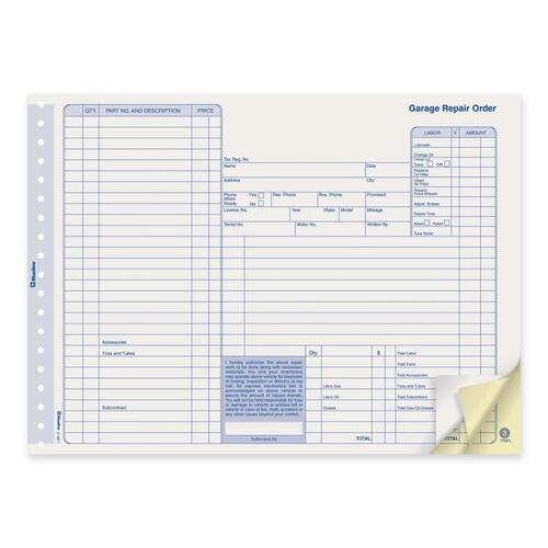 DOMINION BLUELINE D4811 BLID4811  GARAGE RPR 8.5x11 TRIP  *50/PK