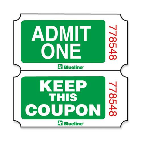 DOMINION BLUELINE DA2CEGN BLIDA2CEGN ADMIT ONE SGL? *GREEN*2M/RL
