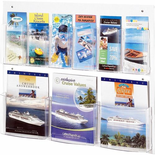 Safco Safco Clear2c Magazine/Pamphlet Display