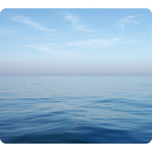 Fellowes Recycled Mouse Pad - Blue Ocean - TAA Compliant
