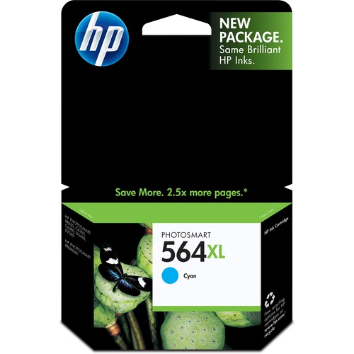 HP 564XL High Yield Cyan Original Ink Cartridge